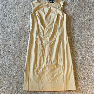 NWT Chaps Sleeveless Khaki Dress